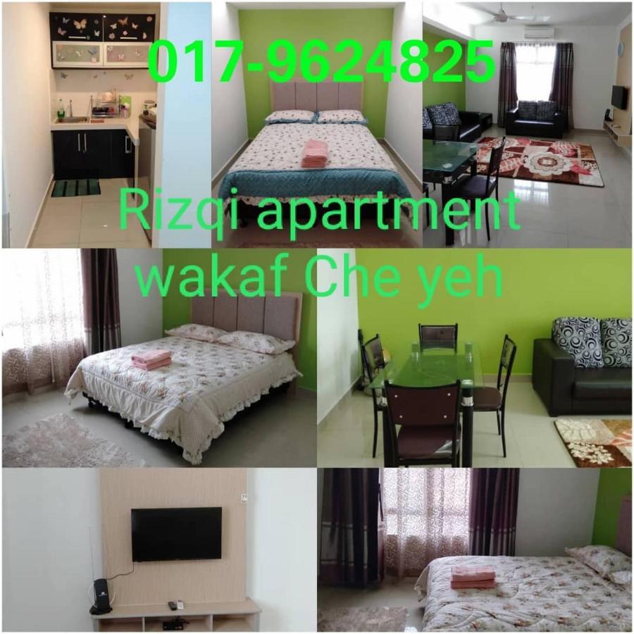 Risqi Apartment 2 Bedroom Wakaf Che Yeh 哥打巴鲁 外观 照片