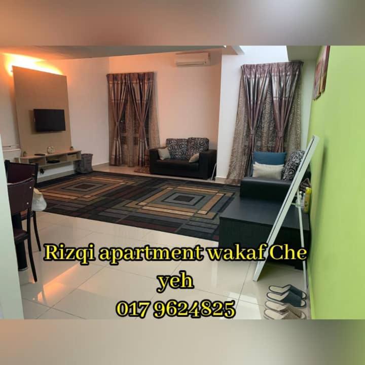 Risqi Apartment 2 Bedroom Wakaf Che Yeh 哥打巴鲁 外观 照片
